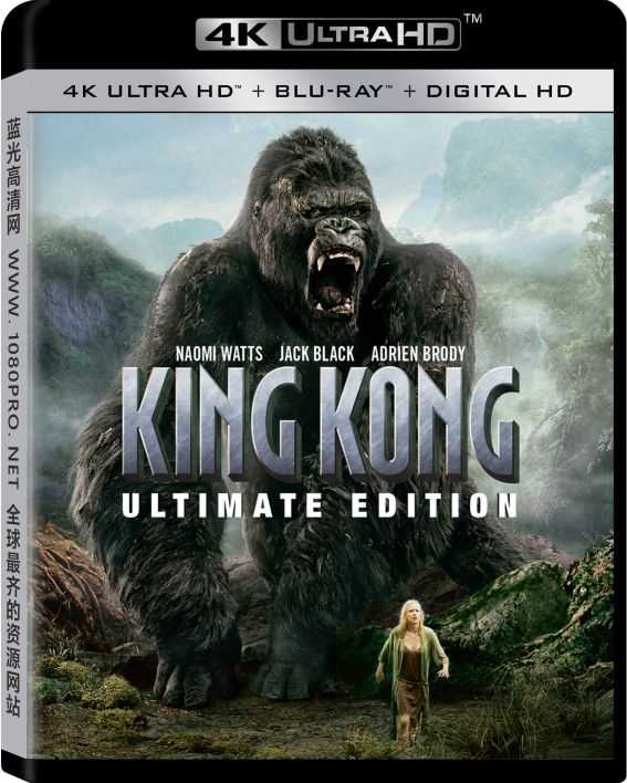 金刚4K King.Kong.2005.EXTENDED.2160p.BluRay.HEVC.DTS-X.7.1-HDRINVASION 4k电影