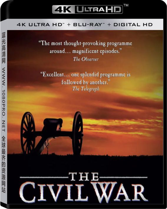 美国内战 The Civil War 1990][4K源修复六碟原盘无中字][HDR][213.28GB]