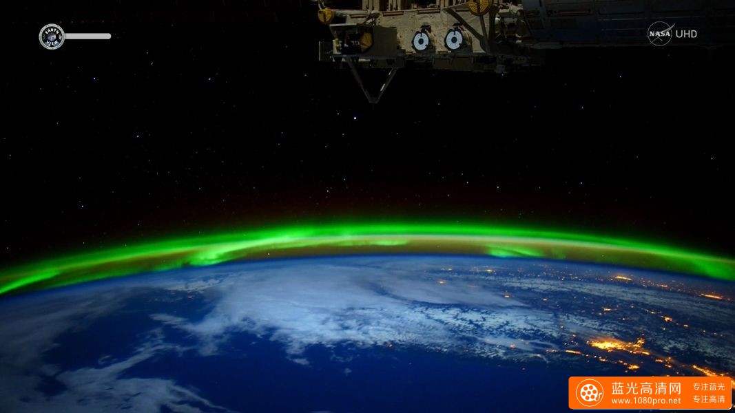 NASA - 从太空看奇特壮丽的北极光[2160P/MP4/410MB/百度云]